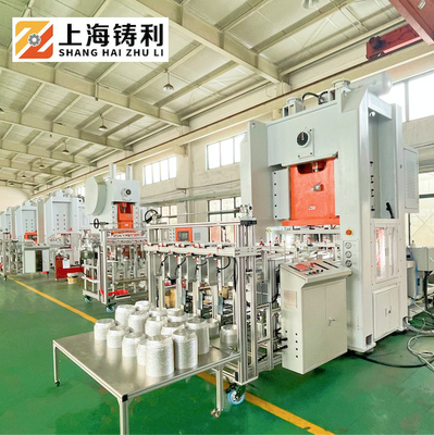 3phase Aluminum Foil Making Machine Foil Box Aluminum Foil Food Container Machine  Smc Pneumatic