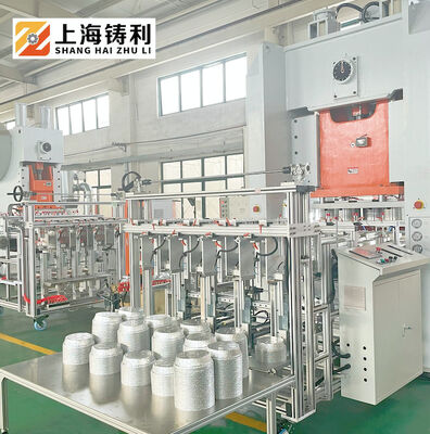 Mitsubishi PLC Inverter Schneider Controlled Aluminium Food Container Machine 180 260