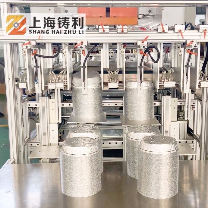 Aluminium Foil Container Making Machine Smc Aluminium Food Container Plate Pan Cup Machine